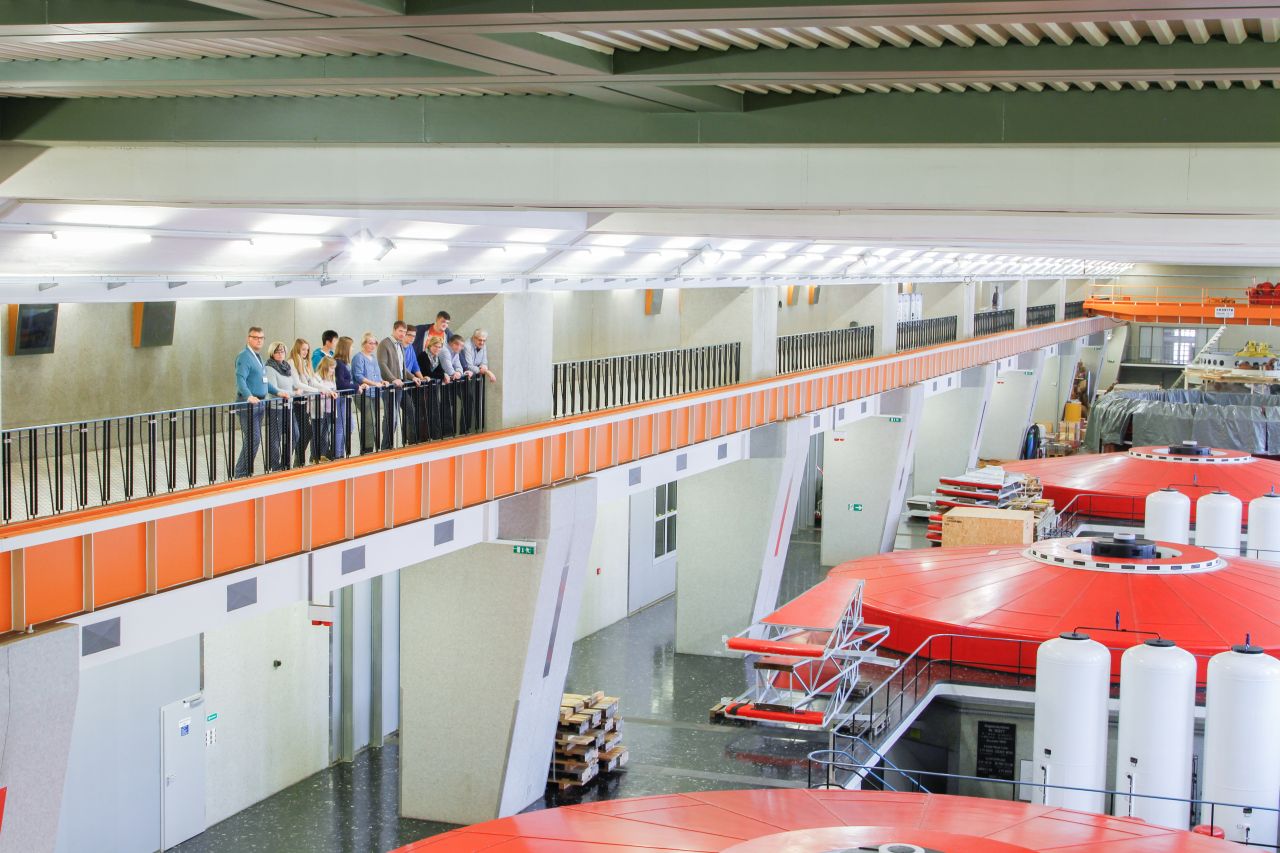 Besucherkraftwerk Ybbs-Persenbeug, Innenaufnahme